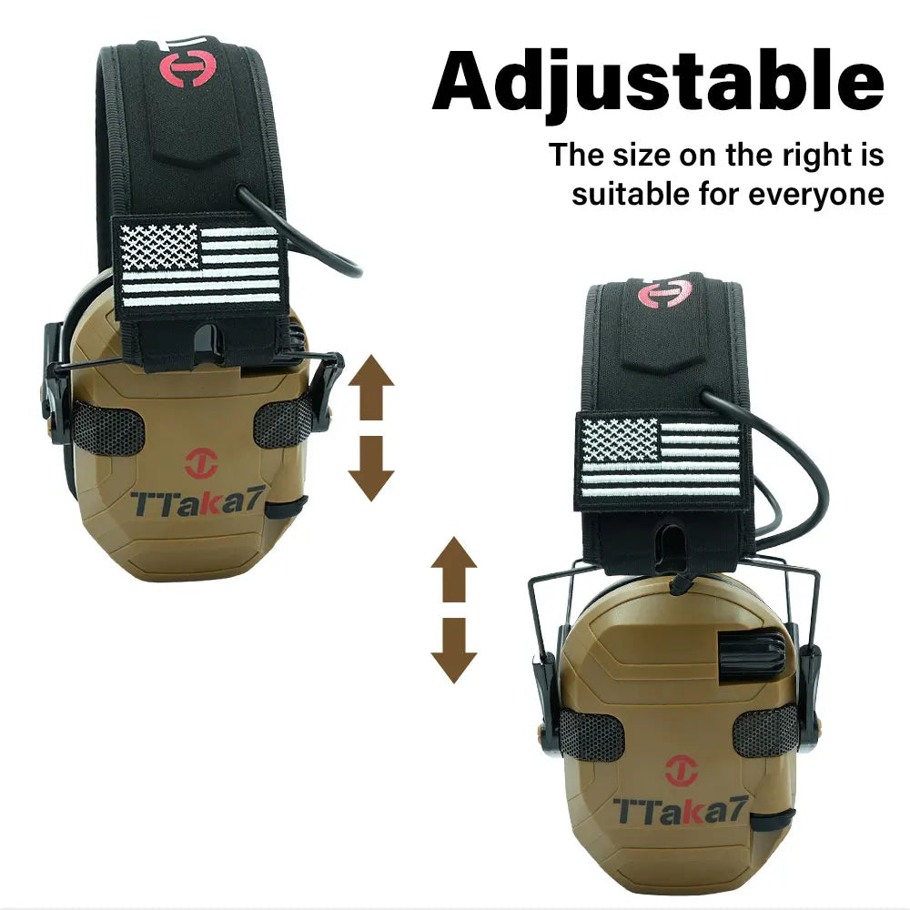 New Electronic Shooting Headset Headphones for Hearing Protection Ear Protect Noise Reduction Active Hunting Tactical Earmuff