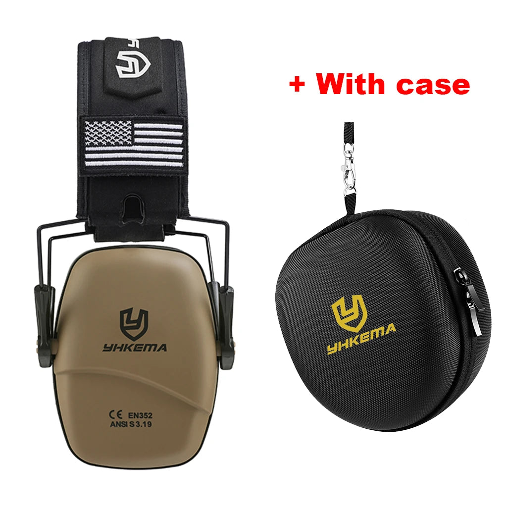 NEW Passive Shooting Tactical headset with Case Ear Protection Anti-noise Headset for Hunting Ear Defender Sound Amplification