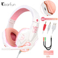 Gaming Headset with Mic and LED Light for PC Laptop Computer Cellphone PS4 Xbox 3.5mm Wired Stereo PC Gaming Headset Gifts