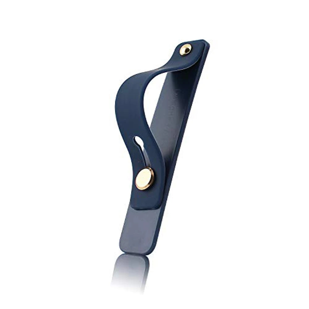 Wrist Band Hand Band Finger Grip Mobile Phone Holder Stand Push Pull Universal Plain Color Phone Socket Holder for iPhone Xiaomi