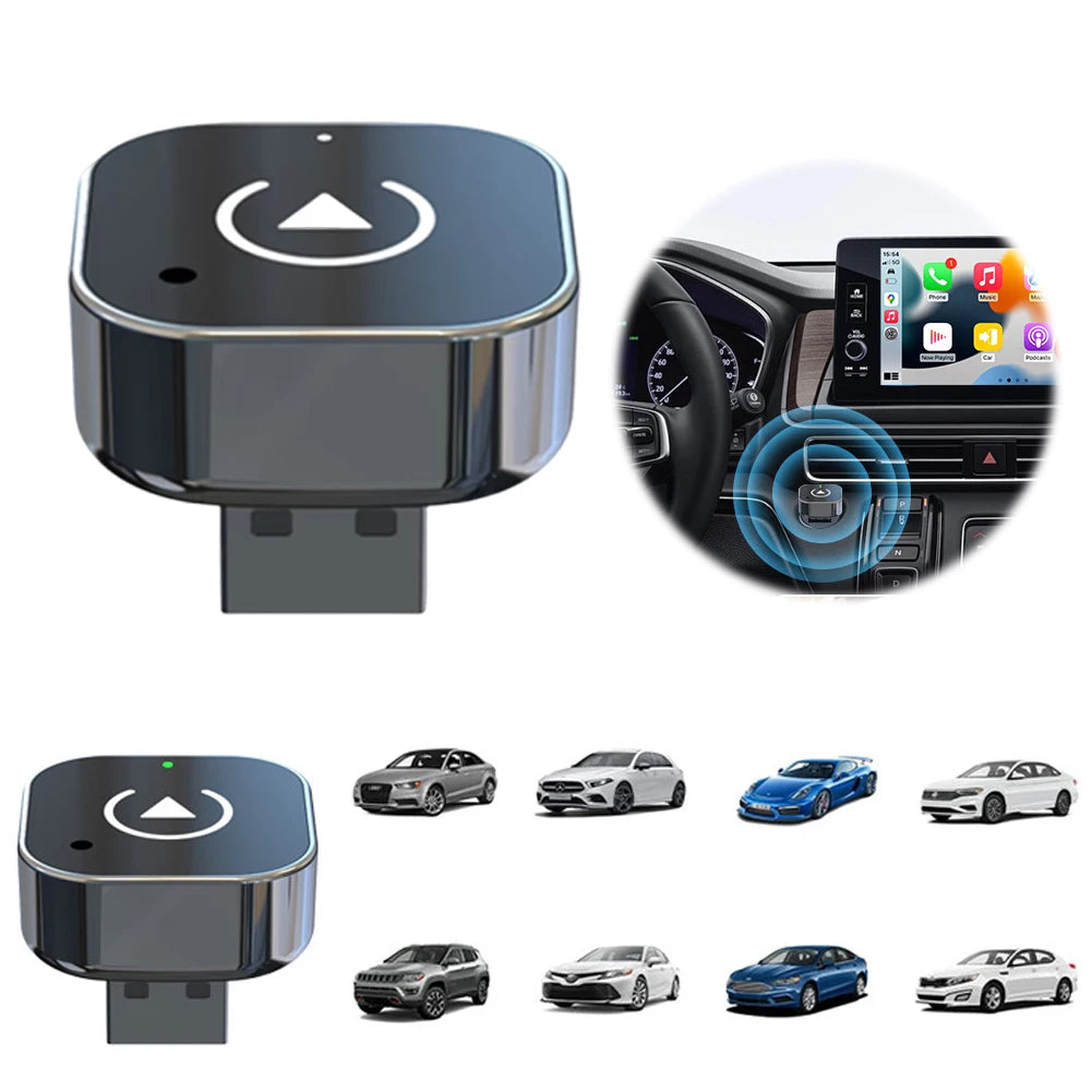 Wireless Android Auto Carplay Box/Adapter Wireless CarPlay Adapter Convert Wired To Wireless Auto Connect for Factory Wired Cars