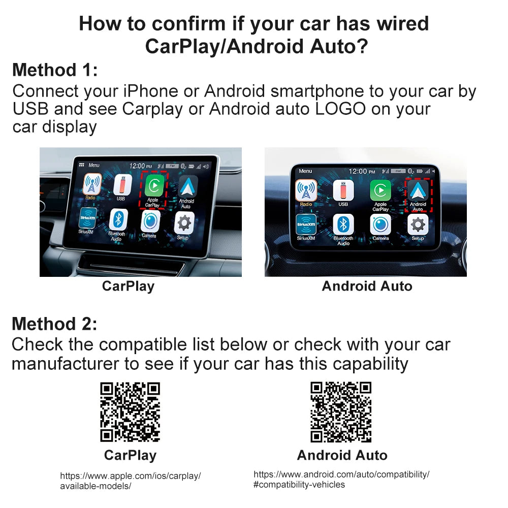 Carplay Android Auto Wireless Adapter Car Intelligent Systems Tools Cars Accessories Wired To Wireless Carplay Wireless Adapter
