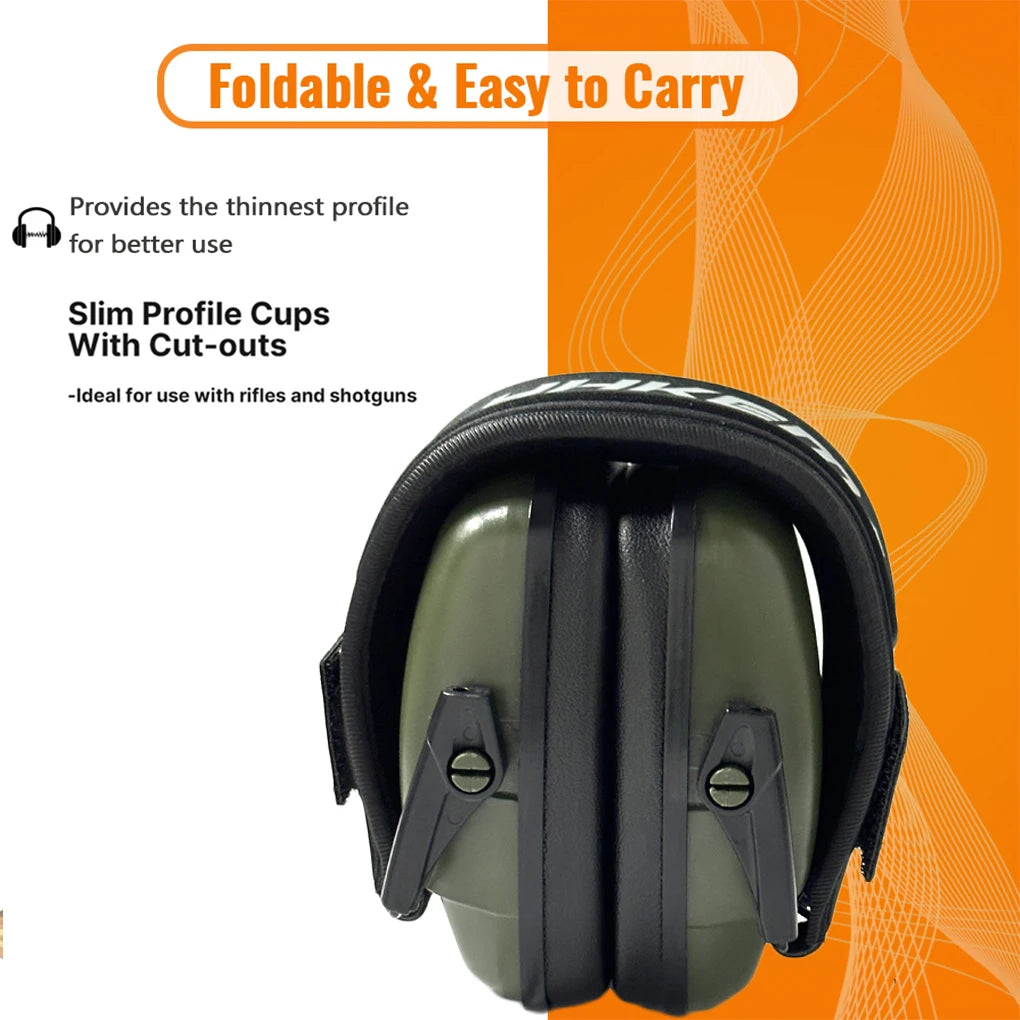 NEW Passive Shooting Tactical headset with Case Ear Protection Anti-noise Headset for Hunting Ear Defender Sound Amplification