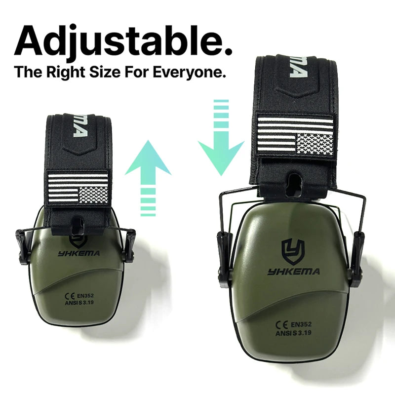 NEW Passive Shooting Tactical headset with Case Ear Protection Anti-noise Headset for Hunting Ear Defender Sound Amplification