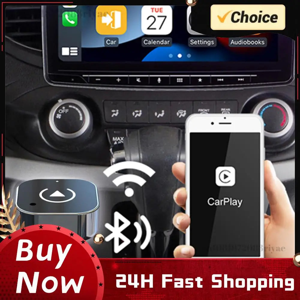 Wireless Android Auto Carplay Box/Adapter Wireless CarPlay Adapter Convert Wired To Wireless Auto Connect for Factory Wired Cars