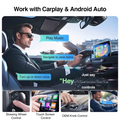 ABAC-Wireless Carplay Adapter Carbon Fiber Shell 2In1 Wireless Carplay Android Auto Plug And Play